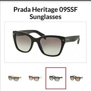 Prada Heritage Sunglasses 🕶 Black